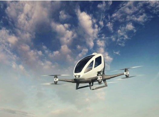 中国推出世界首款载人无人机