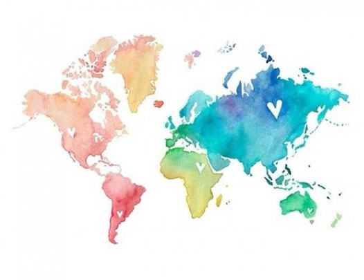 美国一所学校启用了新世界地图：整个世界都变了……