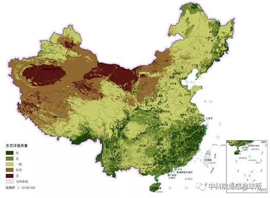 中国生态环境质量评价(2010 年)
