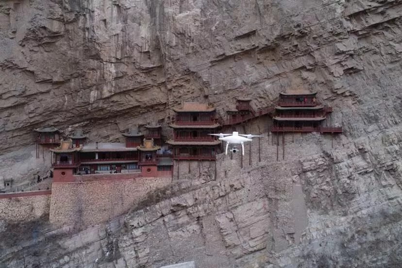 武汉大学张祖勋院士团队利用无人机航测“重建”悬空寺